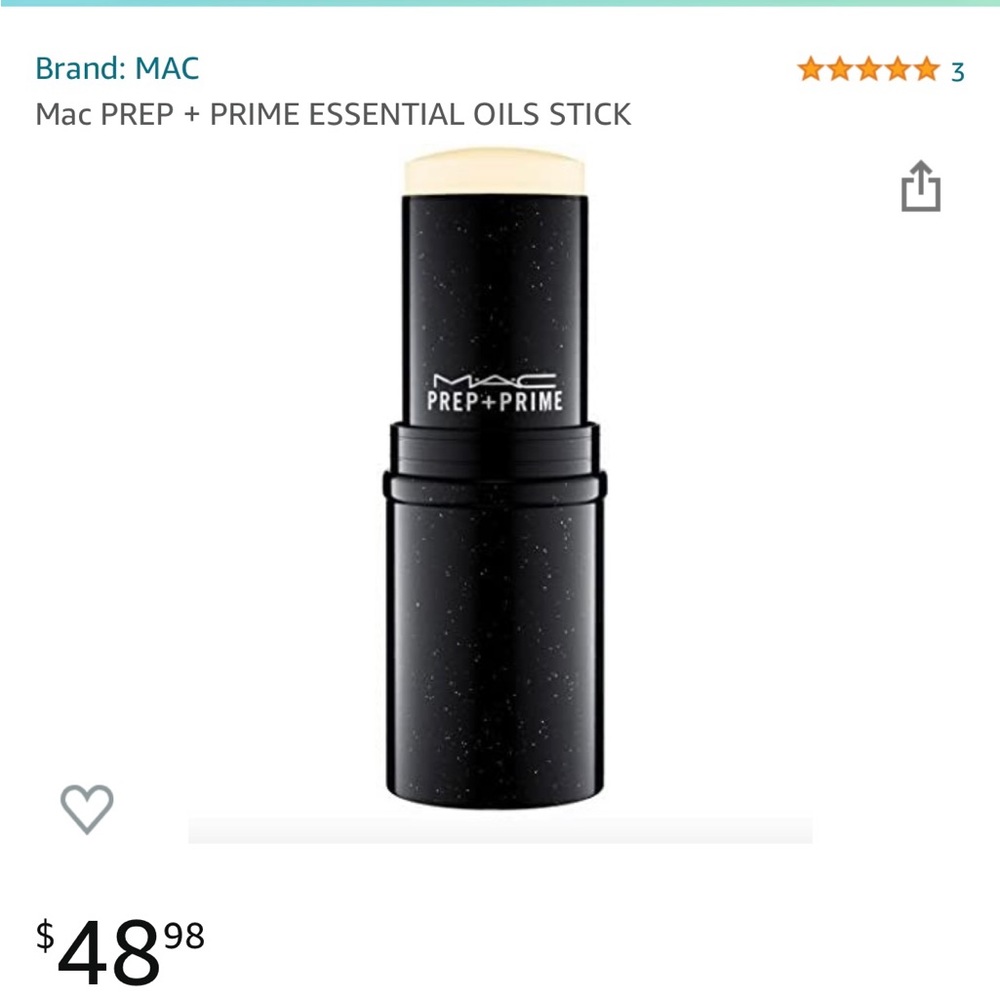 Mac Prep and Prime Essential Oils Stick